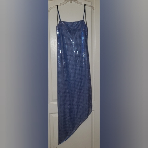 🍭Arianna by Rachel Kaye sequined periwinkle dress - Picture 1 of 3